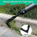 Crack weeder with manganese steel blade